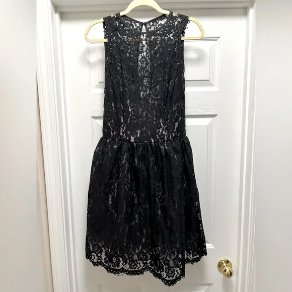 chinese dress ladies Short Black Lace Dress with Train Custom Size main image 0